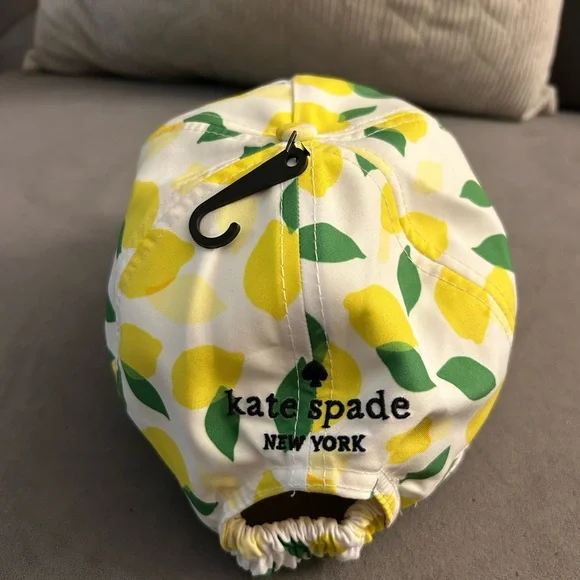 Kate Spade Lemon Print Baseball Cap — NWT! - Picture 2 of 4